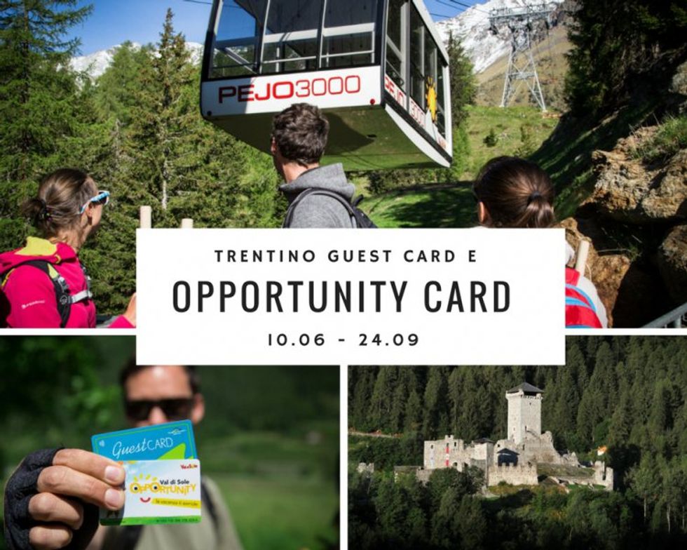 Val di Sole: una 'guest card' che ti fa scoprire il Trentino