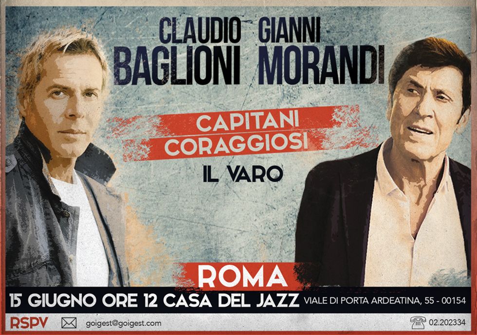 Claudio Baglioni e Gianni Morandi: "Capitani coraggiosi" è una nuova canzone