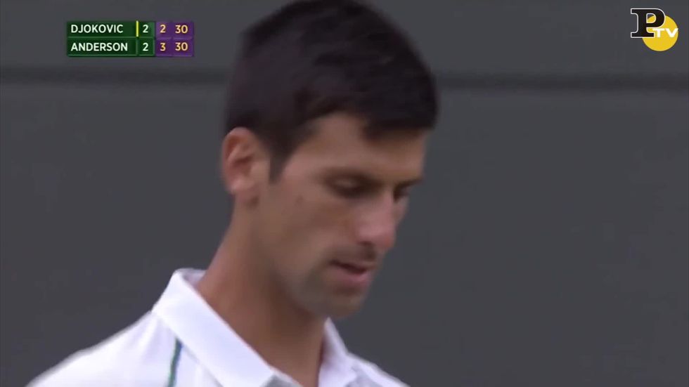 L'urlo di Djokovic al raccattapalle a Wimbledon