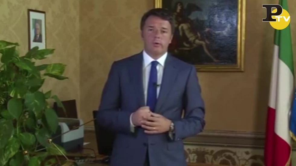 Il video messaggio di Renzi: "L'Italia si rimetta in moto"
