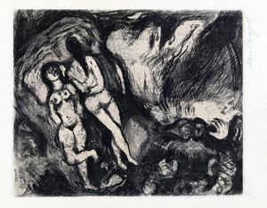 Marc Chagall, La Vecchia e le due Serve