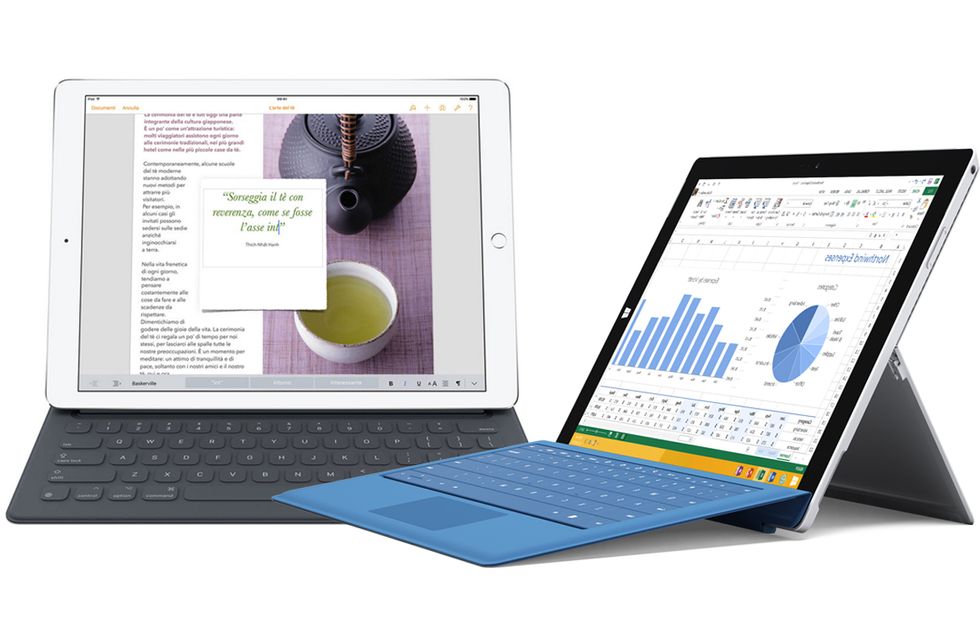 Apple iPad Pro contro Microsoft Surface Pro 3: come scegliere