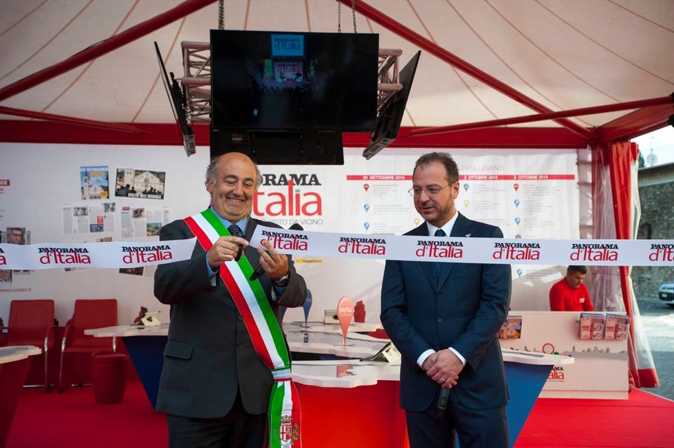 Il sindaco di Spoleto inaugura la tappa del tour in Umbria