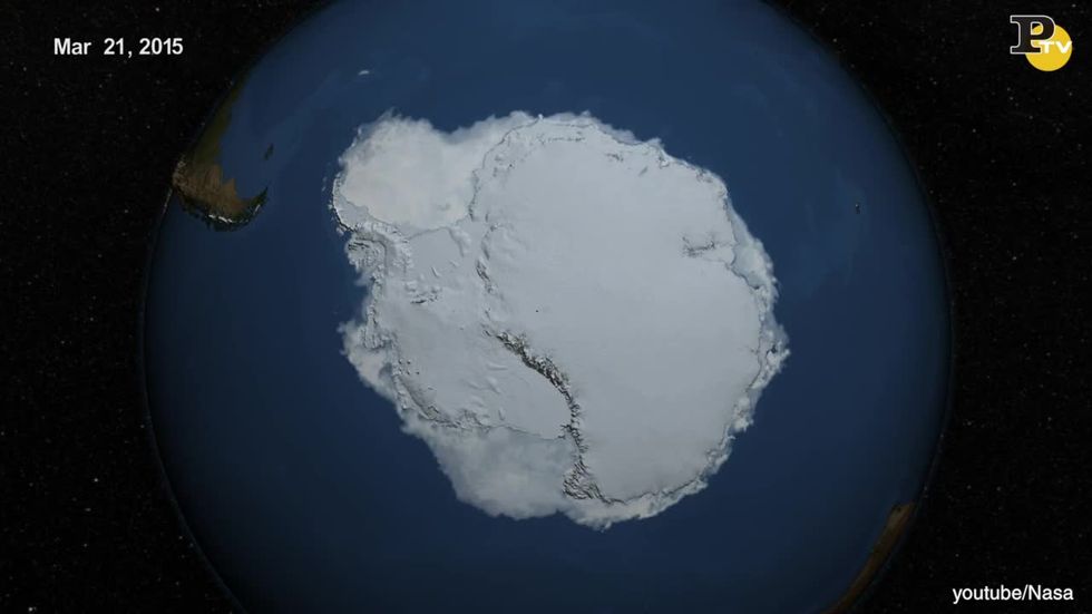 I ghiacci del Polo Sud - Video Nasa
