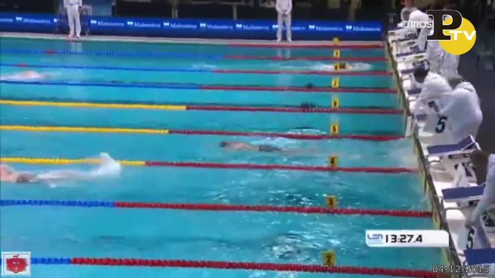 Nuoto: Paltrinieri vince l’Oro nei Mondiali 1500 Stile Libero