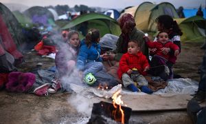 Idomeni campo migranti tra Grecia e Macedonia
