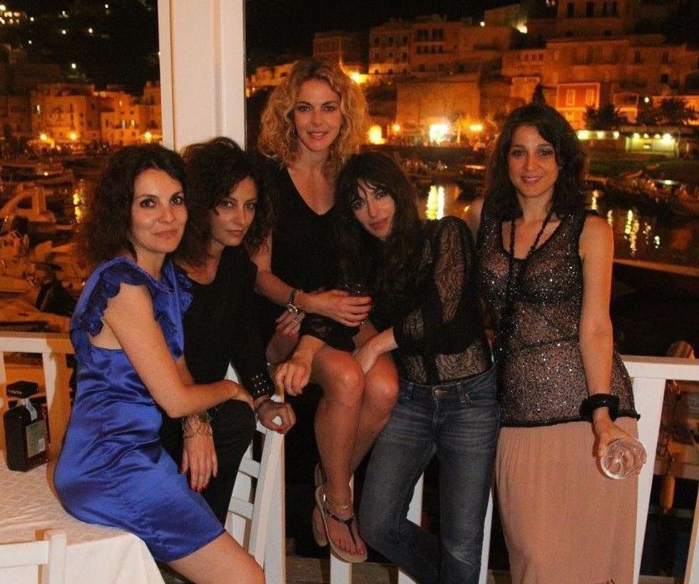 A Ponza con Claudia Gerini e le sue amiche