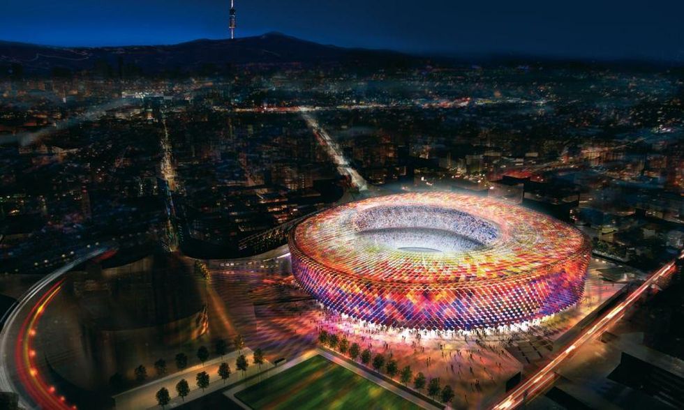 Il Barcellona cambia il Camp Nou, nel 2021 diventerà un'astronave
