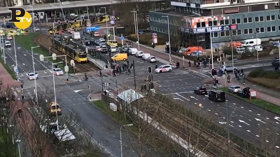 Utrecht, allarme terrorismo: la zona dell'attacco ripresa dall'alto
