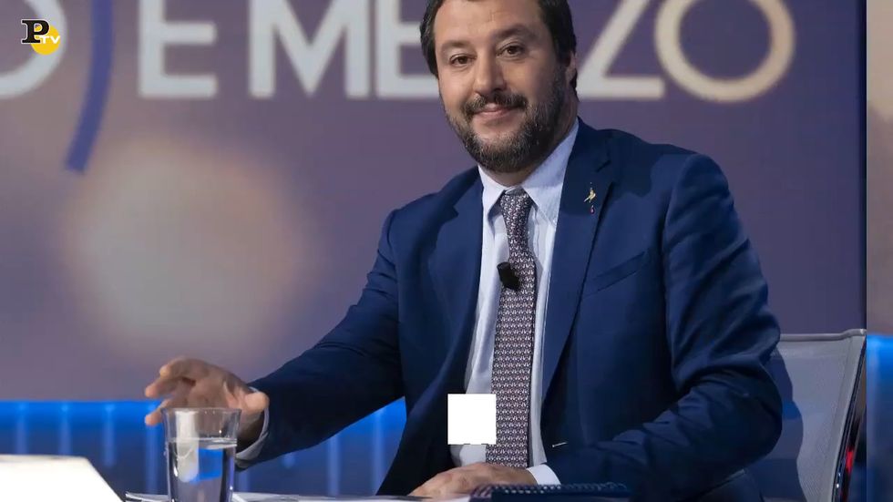 Matteo Salvini e Lilli Gruber: il battibecco a Otto e Mezzo