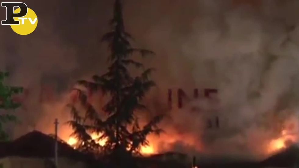 Incendio ad Ankara: ospedale in fiamme