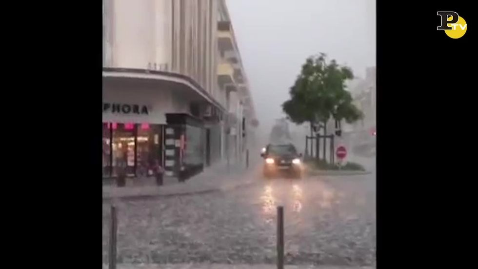 Tempesta di Grandine a Saint-Nazaire