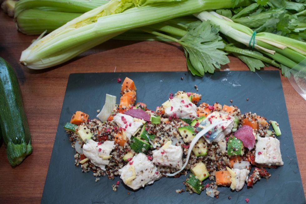 L'insalata di quinoa di @AstroSamantha: la ricetta di Stefano Polato - FOTO e VIDEO
