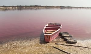 Lago Retba, lago rosa, Senegal