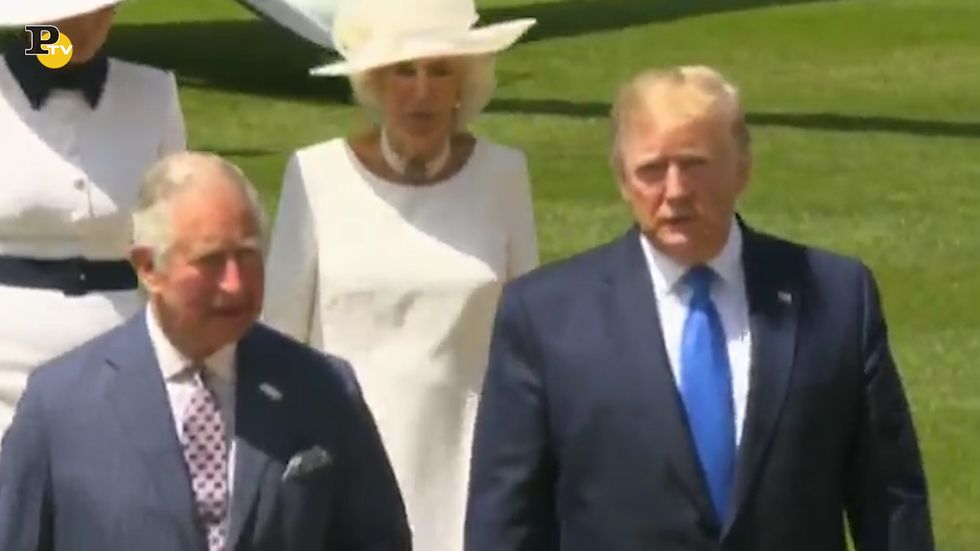 Donald Trump a Londra, l'incontro con la regina Elisabetta