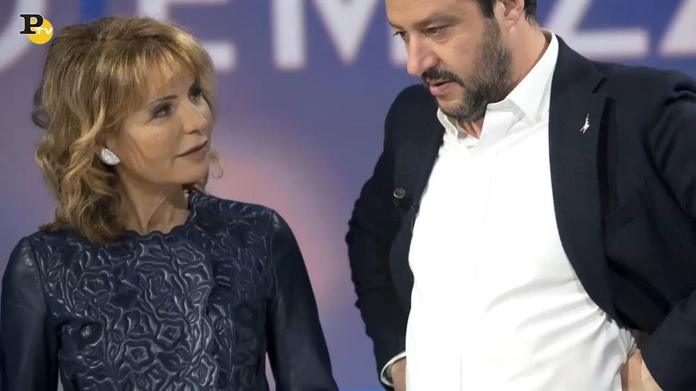 Nuovo litigio tra Matteo Salvini e Lilli Gruber a Otto e Mezzo
