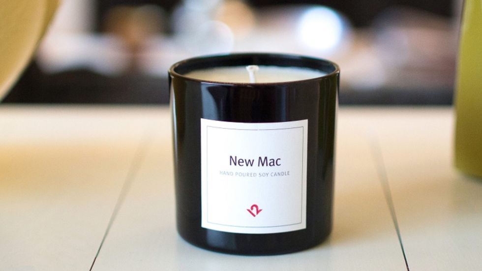 Ecco la candela che profuma di Mac (no, non è uno scherzo)
