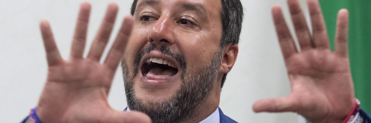 Salvini bla bla governo vediamo come  e intanto  Conte  va con il Pd e pure Mattarella