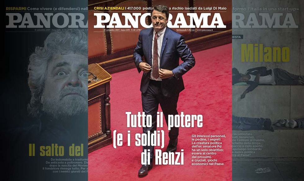 Panorama in edicola - Tutto il potere (e i soldi) di Renzi
