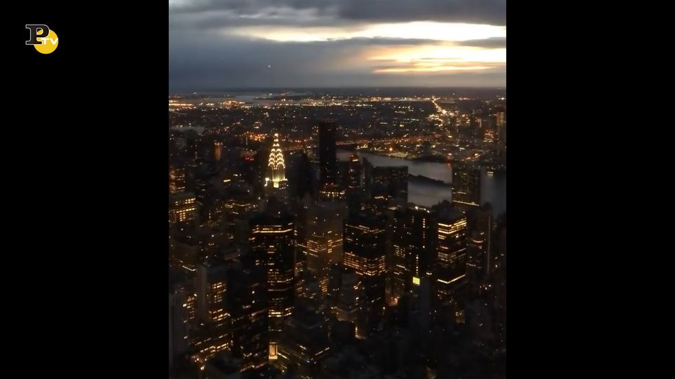 New York, vista spettacolare dall'Empire State Building