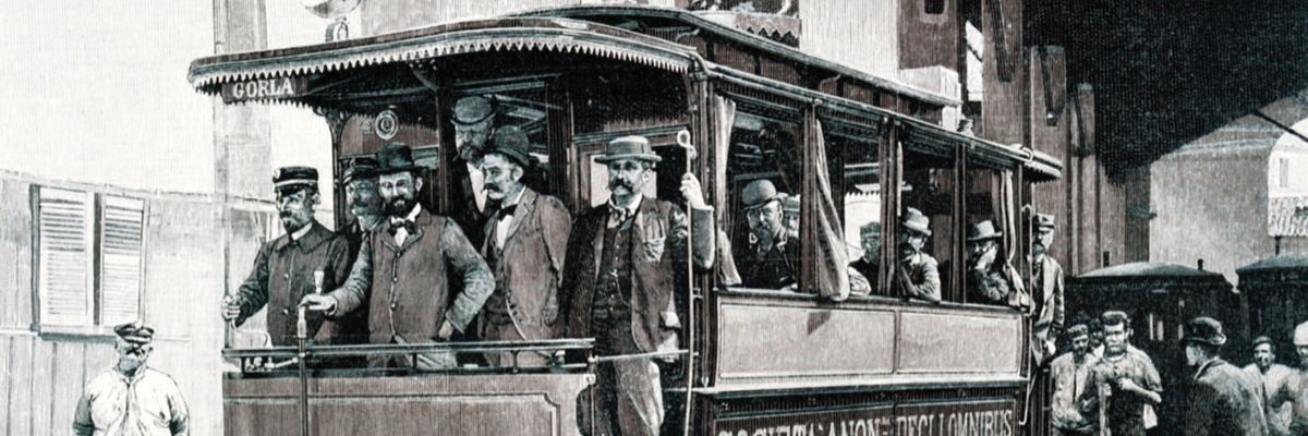Milano e il trasporto urbano: storia e foto