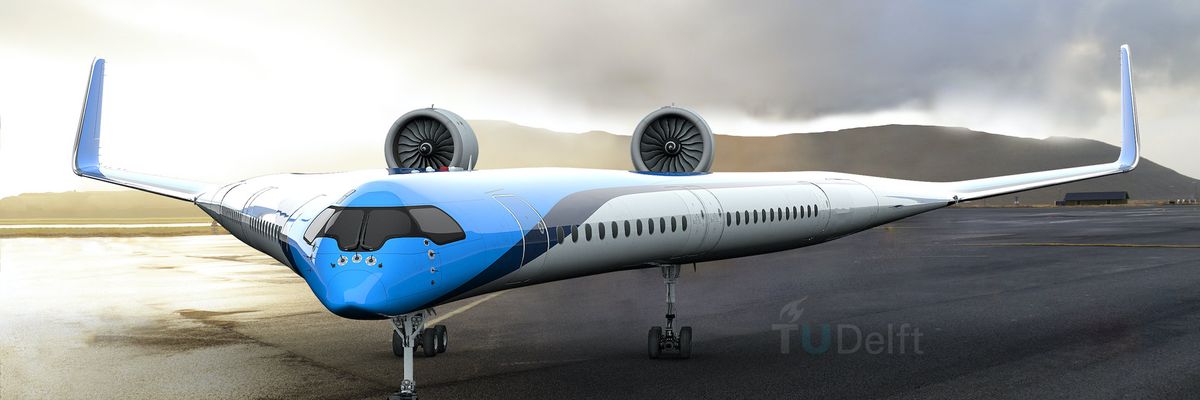 Flying-V è l'aereo del futuro che trasporterà i passeggeri nelle ali