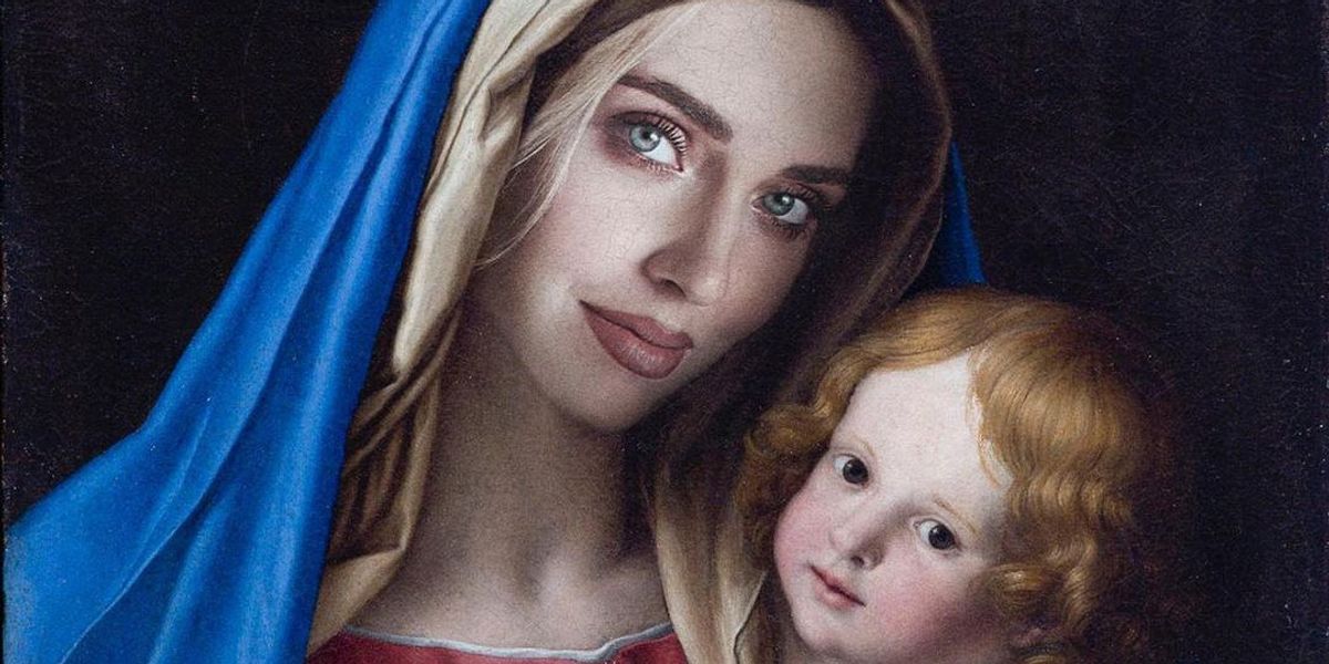 Macché blasfemia: la Madonna con il volto della Ferragni è geniale