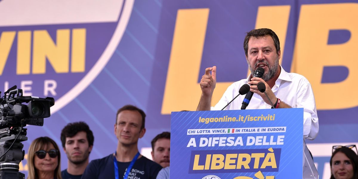 Salvini a Pontida: "Io e Giorgia, stesso obiettivo. Non ci divideranno"