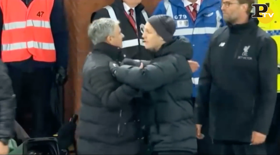 Mourinho-Klopp: lite furiosa durante la partita