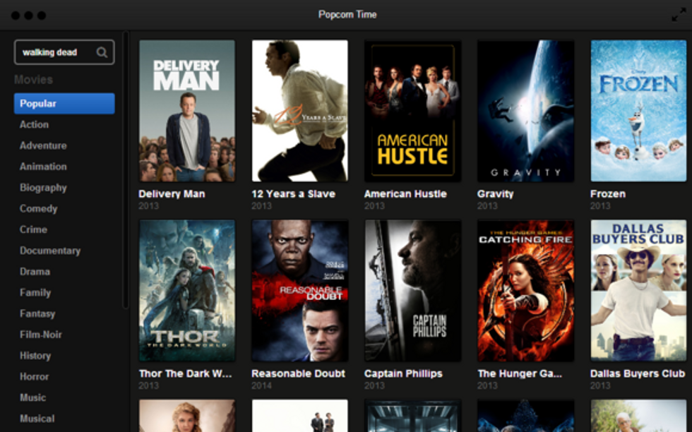 Popcorn Time: il Netflix della pirateria