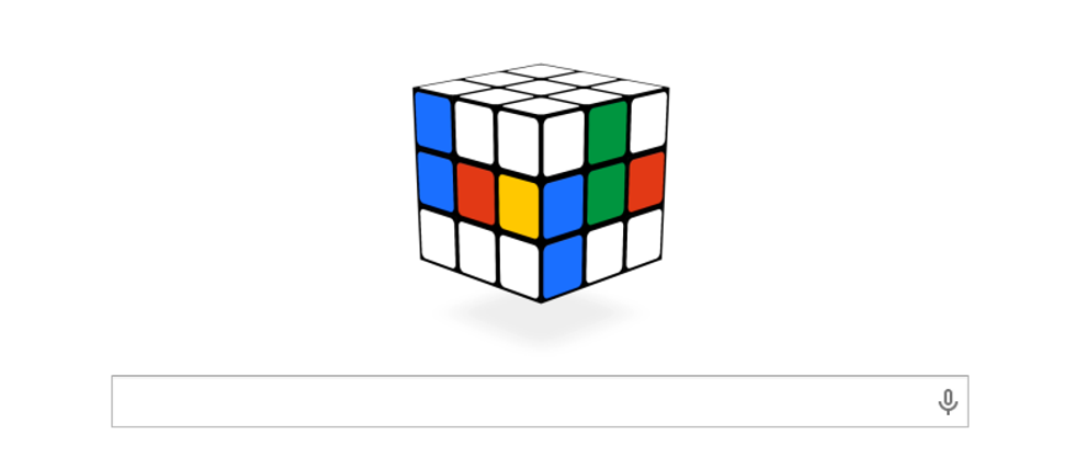 Un doodle per il Cubo di Rubik