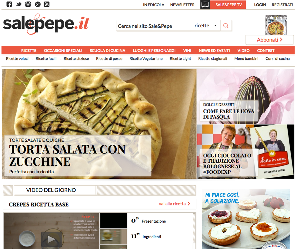 Salepepe.it: online il primo portale food di Mondadori