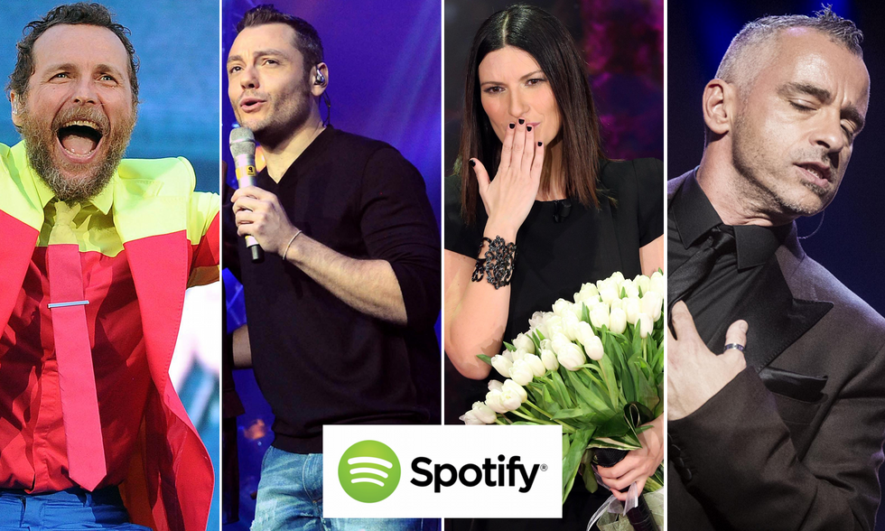 Spotify: i 50 cantanti italiani più amati
