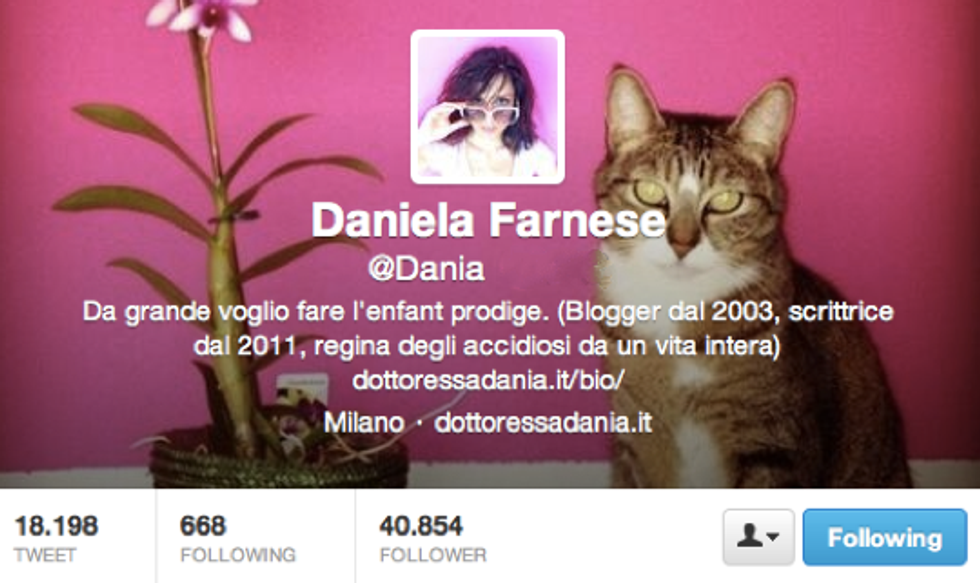 Dania Farnese: la differenza è che loro fanno i blogger, noi eravamo blogger