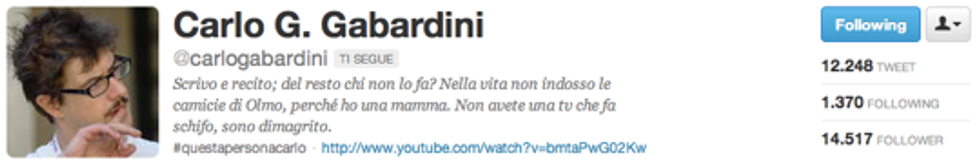 @CarloGabardini: verba volant, twitter manent