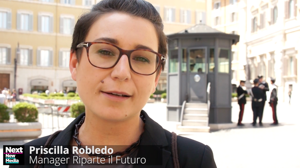 Corruzione, flash mob dei "medici" di Riparte il Futuro a Roma