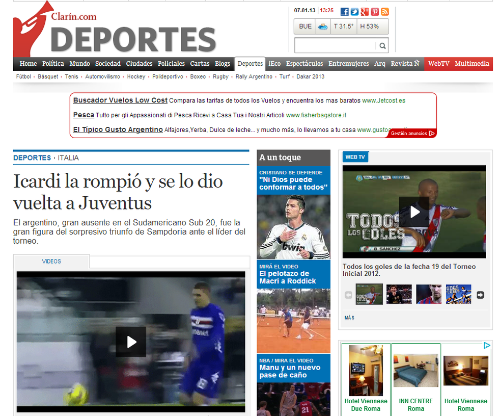 “El pibe y la Vecchia”, la stampa argentina omaggia Icardi