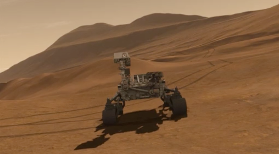 I primi giorni di Curiosity su Marte: un video straordinario