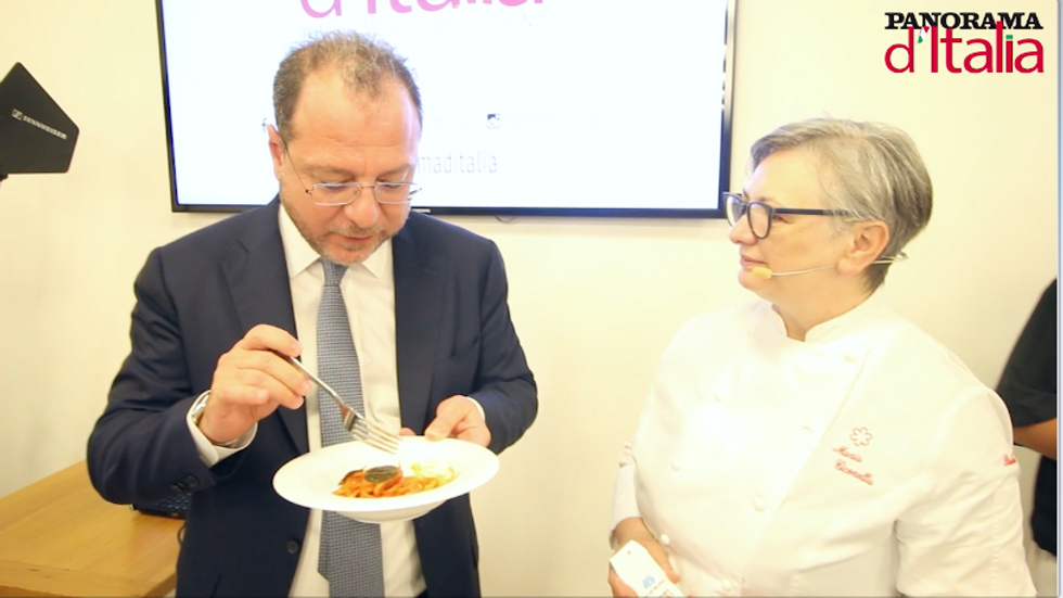 I colori della Puglia allo showcooking della chef stellata Maria Cicorella