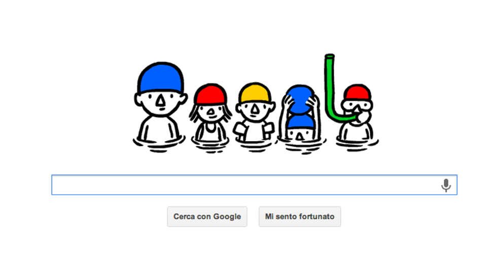 Google: un Doodle "acquatico" per l'estate