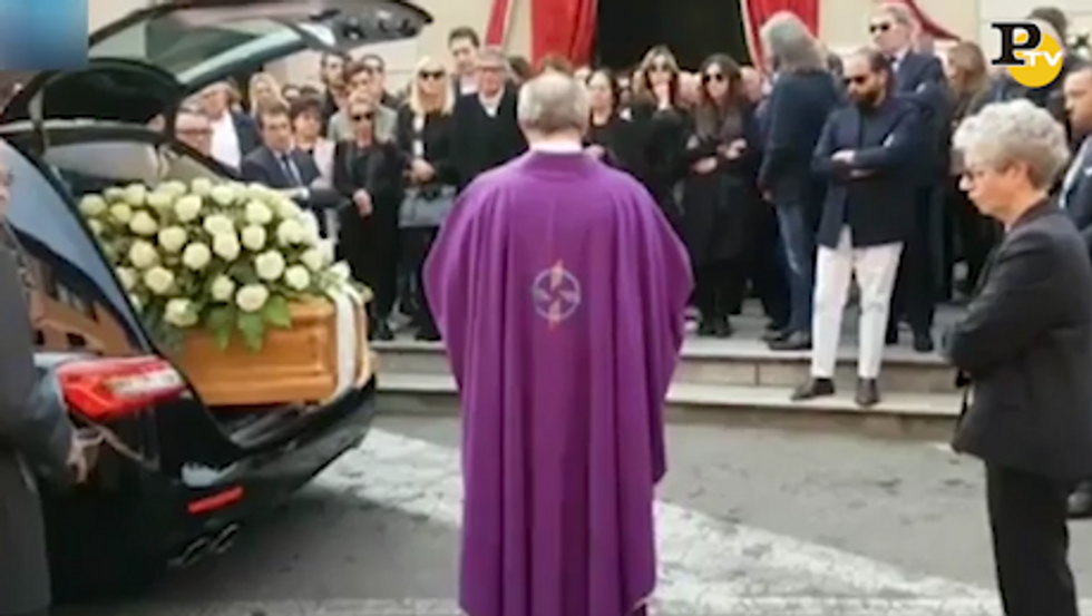 I funerali di Franco Tuzio manager dei vip