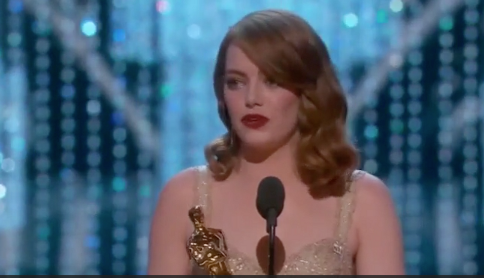 Emma Stone vince il premio Oscar come miglior attrice protagonista