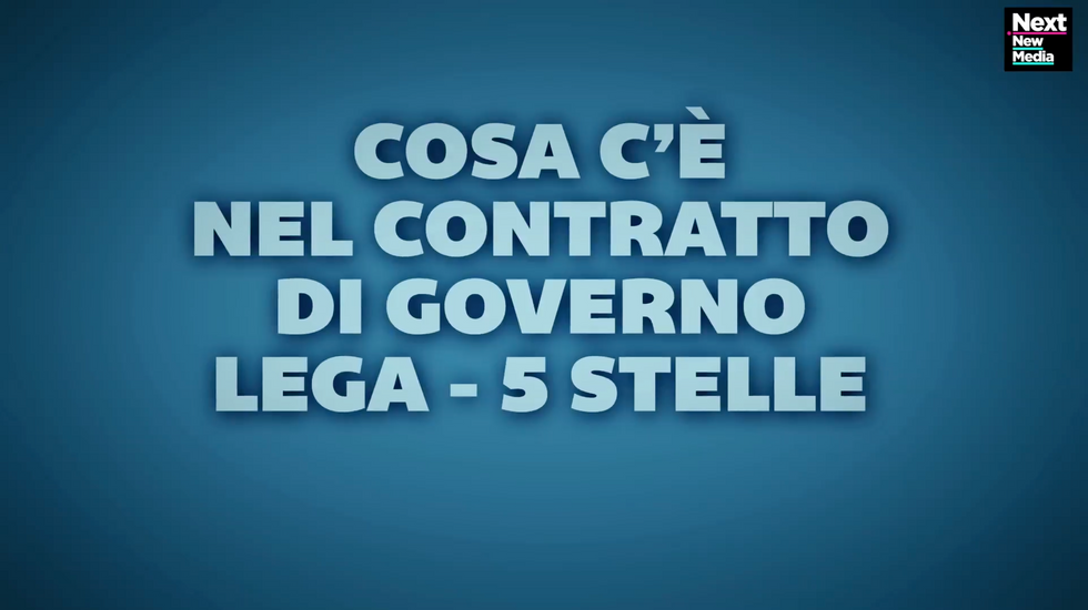Cosa prevede il contratto di Governo Lega-Movimento 5 Stelle | video scheda