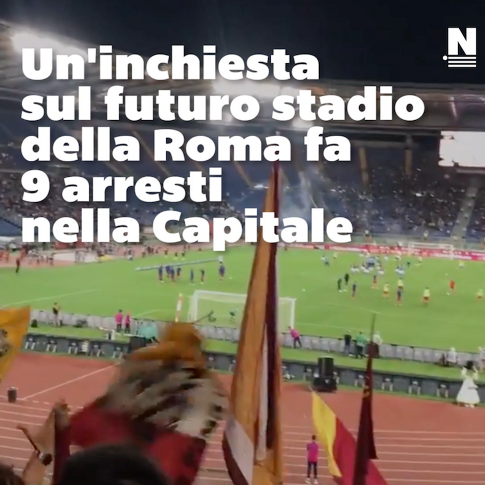 Inchiesta sullo stadio della Roma, 9 arresti