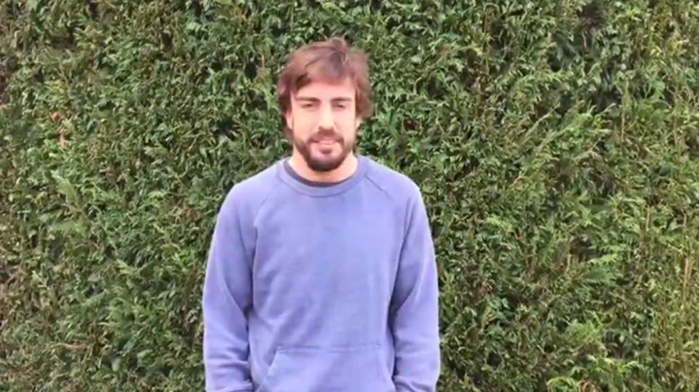 Alonso: "Sto bene. Grazie a tutti"