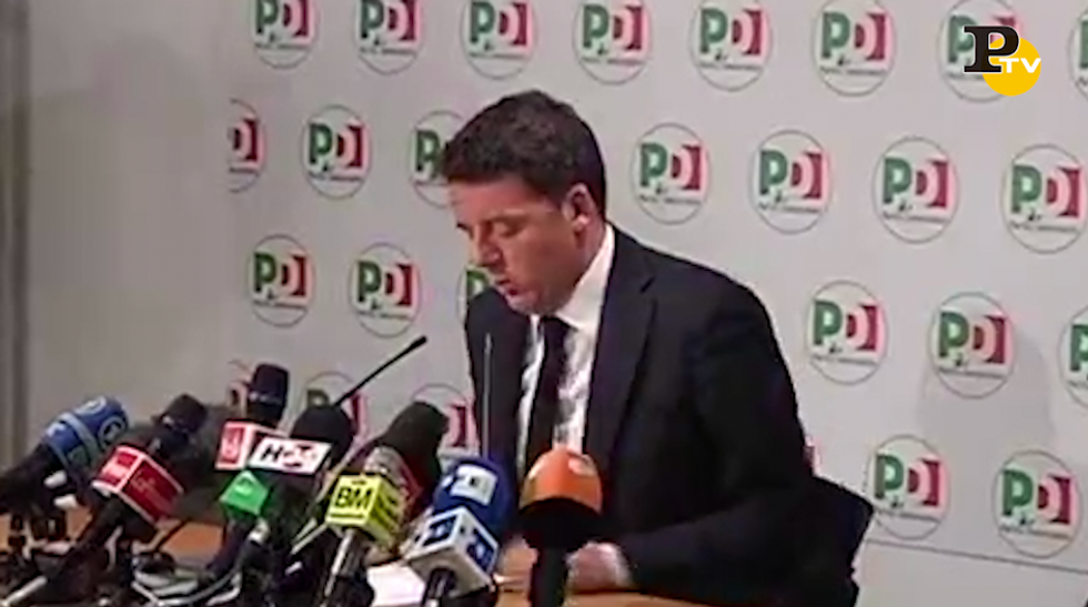 Le dimissioni di Renzi: "Lascio la guida del PD" - VIDEO