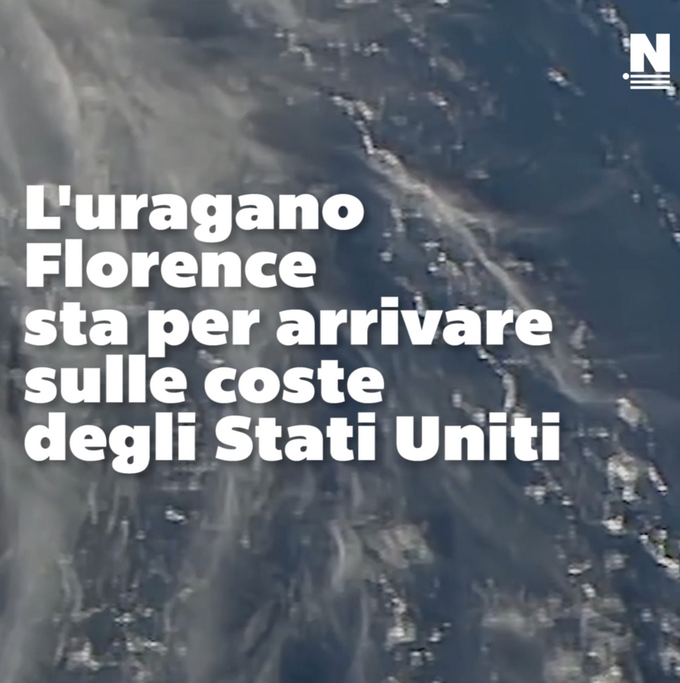 L’uragano Florence sta per arrivare negli Stati Uniti | video