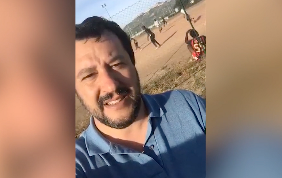 Salvini al Cara di Mineo: il video racconto dal centro immigrati