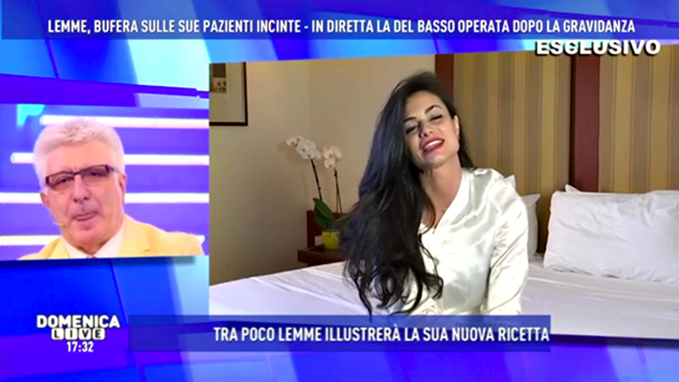 Domenica Live: Lemme contro il seno di Cristina Dal Basso | Video