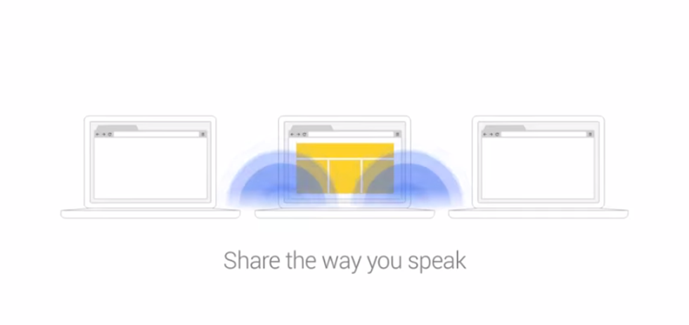 Google: Chrome condivide i documenti con il suono